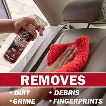 Chemical Guys SPI22516 Total Interior Cleaner & Protectant (Safe on Dash, Leather, Vinyl, Plastics, Trim, Glass, Fabric & More), 16 Fl Oz (Pack of 1) (Black Cherry Scent)