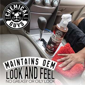 Chemical Guys SPI22516 Total Interior Cleaner & Protectant (Safe on Dash, Leather, Vinyl, Plastics, Trim, Glass, Fabric & More), 16 Fl Oz (Pack of 1) (Black Cherry Scent)