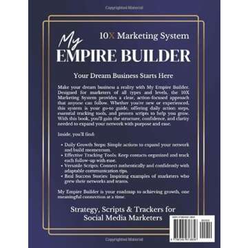 My Empire Builder: 10X Marketing System: 6-Month Edition - Strategy, Scripts & Trackers for Social Media Marketers