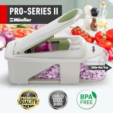 Mueller Pro-Series 12 Blade Mandoline Slicer - Kitchen Essentials