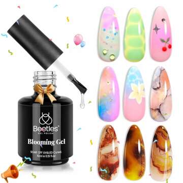 Beetles 15ml Clear UV LED Blooming Gel Polish for Stunning Nail Art