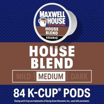 Maxwell House Medium Roast K-Cup Pods - 84 Count