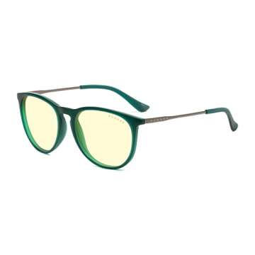 GUNNAR - Gaming and Computer Glasses - Blocks 65% Blue Light - Menlo, Emerald, Amber Tint