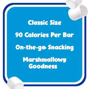 Rice Krispies Treats Marshmallow Snack Bars, Lunch Snacks, Kids Snacks, Chocolatey Chip Cookie Dough, 12.4oz Box (16 Bars)