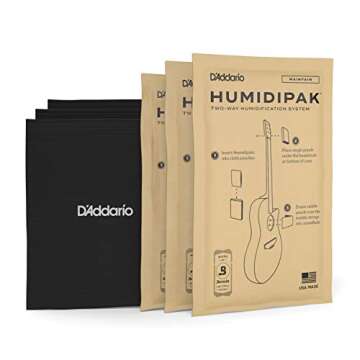 D'Addario Accessories Guitar Humidifier System - Humidipak Maintain Kit - Automatic Humidity Control System - Maintenance-Free, Two-Way Humidity Control System For Guitars