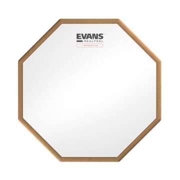 Evans RealFeel Attacktile Drum Practice Pad - 10 Inch UV Coated