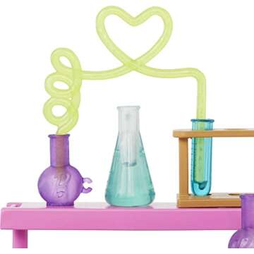 Barbie Careers Playset, Science Lab with 2 Scientist Fashion Dolls, Bench & 10+ Accessories (Amazon Exclusive)