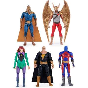 Black Adam Set with Justice Society Figures
