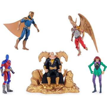 Black Adam Set with Justice Society Figures
