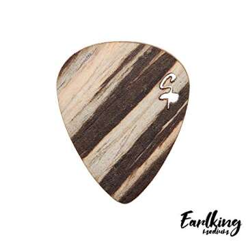 Stickpick Set of 7 Wooden Guitar Picks - Eco-Friendly