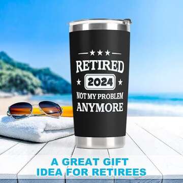 Funny Retirement Gifts for Men - 2024 Tumbler