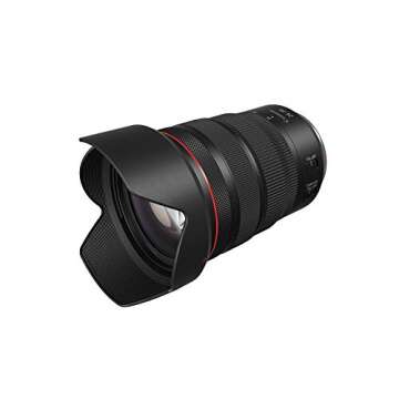 Canon RF24-70mm F2.8 L is USM Lens, Standard Zoom Lens, Compatible with EOS R Series Mirrorless Cameras, Black