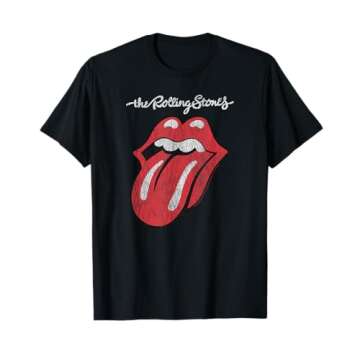 Rolling Stones Official Script Tongue T-Shirt