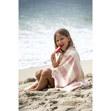 Black & White Brands Set of 4 Turkish Beach/Pool Towels. 100% Organic Turkish Cotton, Stylish and Portable XL Design.