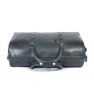 Leather Travel Duffel Bags for Men and Women Sports Gym Duffle Overnight Weekend Leather Bag By Aaron Leather Goods