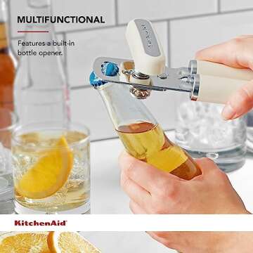 KitchenAid 8.34-Inch Can & Bottle Opener in Almond Cream