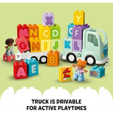 LEGO DUPLO Alphabet Truck Toy for Toddlers