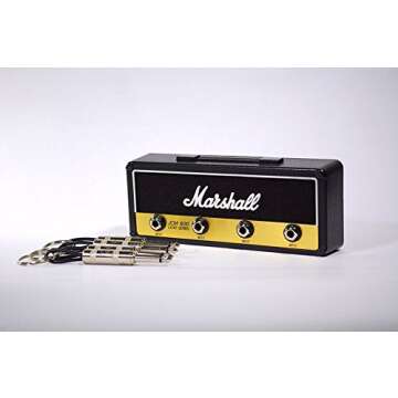 P Pluginz Marshall Jack Rack Keyhanger with 4 Keychains