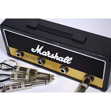 P Pluginz Marshall Jack Rack Keyhanger with 4 Keychains