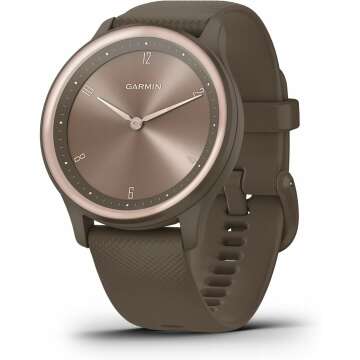 Garmin vivomove Sport – Stylish Hybrid Smartwatch with Health Features