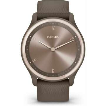 Garmin vivomove Sport Hybrid Smartwatch - Renewed Cocoa