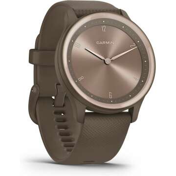 Garmin vivomove Sport Hybrid Smartwatch - Renewed Cocoa