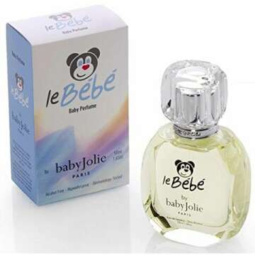 Baby Jolie Le Bebe Kids Perfume with Flower and Fruits Scent – Baby Perfume with Delicate Fragrance – Alcohol Free Baby Cologne Spray for Kids and Toddlers