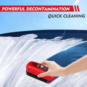 Automotive Oil Film Cleaning Brush & Foamer - Versatile Car Glass Cleaner