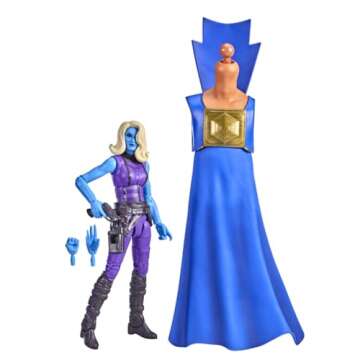 Marvel Legends Series 6-inch Scale Action Figure Toy Heist Nebula, Premium Design, 1 Figure, 1 Accessory, and 2 Build-a-Figure Parts