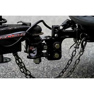 Camco Eaz-Lift ReCurve R3 400lb Weight Distribution Hitch | Features 600lb Max Tongue Weight Rating, 2-5/16-inch Ball has a 15,000lb Max Rating, and Adjustable Sway Control | (48750)