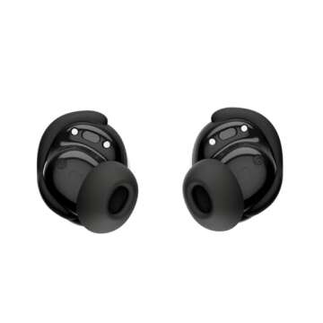 Bose New QuietComfort Wireless Noise Cancelling Earbuds, Lifestyle Bluetooth Earbuds with Active Noise Cancellation, Up to 8.5 Hours of Battery Life, Black