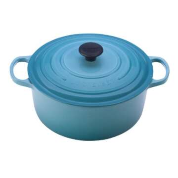 Le Creuset Enameled Cast Iron Signature Round Dutch Oven, 2 qt., Caribbean