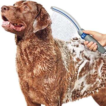 Waterpik Pet Wand Pro: Handheld Dog and Cat Shower Head for Easy Bathing