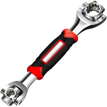 52 in 1 Socket Wrench - Stainless Steel Revolving Multi-Tool