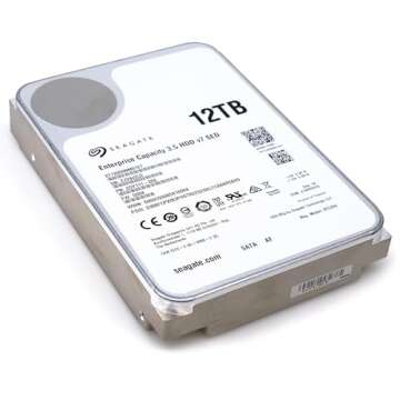 Seagate Exos x12 12TB SATA Hard Drive Renewed