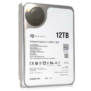 Seagate Exos x12 12TB SATA Hard Drive Renewed