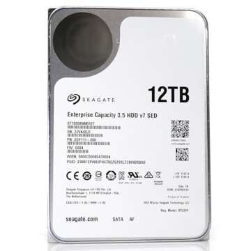 Seagate Exos x12 12TB SATA Hard Drive Renewed