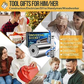 Super Universal Socket Tools Gifts for Men Stocking Stuffers for Men