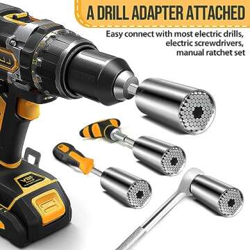 Super Universal Socket Tools Gifts for Men Stocking Stuffers for Men