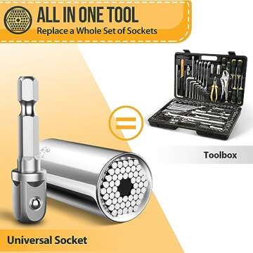 Super Universal Socket Tools Gifts for Men Stocking Stuffers for Men