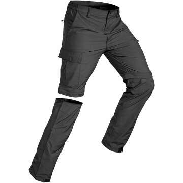 Wespornow Men's Convertible Quick Dry Hiking Pants - Lightweight & Breathable