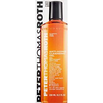 Peter Thomas Roth | Anti-Aging Cleansing Gel | Face Wash with Anti-Wrinkle Technology, Exfoliates with Glycolic Acid and Salicylic Acid, 8.5 Fl Oz