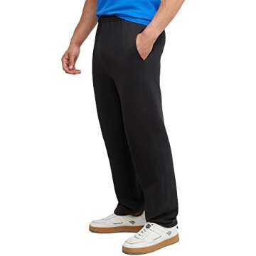 EcoSmart Hanes Men's Open Leg Pant with Pockets