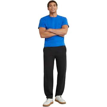 EcoSmart Hanes Men's Open Leg Pant with Pockets