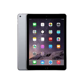 Apple MGKL2LL/A iPad Air 2 64GB, Wi-Fi, (Space Gray) (Renewed)