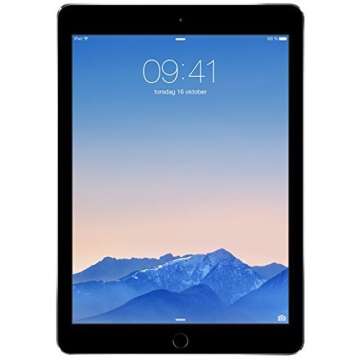 Apple MGKL2LL/A iPad Air 2 64GB, Wi-Fi, (Space Gray) (Renewed)