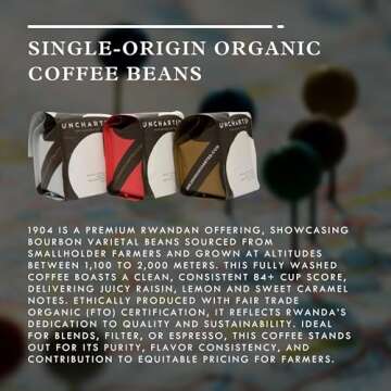 Single-Origin Organic Coffee Beans Gift Box - 3 Pack Explorer Set