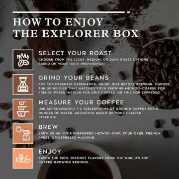 Organic Coffee Beans Gift Box - 3 Pack Explorer