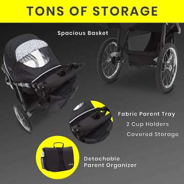 Jeep Stroller, Charcoal Galaxy