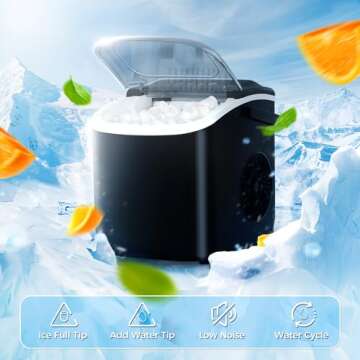 Antarctic Star Ice Maker - Portable, Self-Cleaning